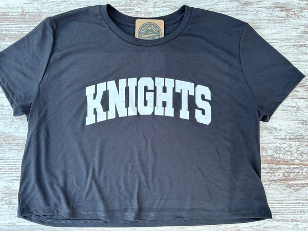 Knights Flowy Crop Tee